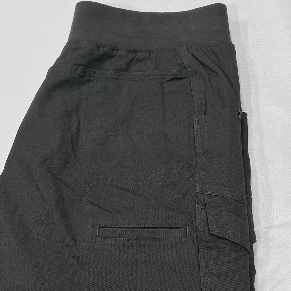 Duluth Trading Pants Women Green Cargo Pockets Staight Workwear 18 Long 36X32
